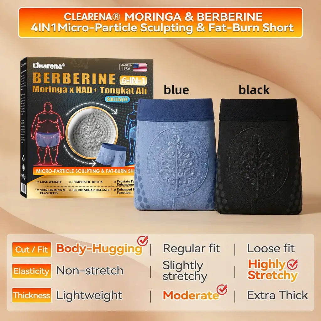 𝐎𝐟𝐟𝐢𝐜𝐢𝐚𝐥 𝐒𝐭𝐨𝐫𝐞 🇺🇸| 👩‍⚕️ 𝐂𝐥𝐞𝐚𝐫𝐞𝐧𝐚® 𝟐𝟎𝟐𝟔 𝐌𝐨𝐫𝐢𝐧𝐠𝐚 x 𝐁𝐞𝐫𝐛𝐞𝐫𝐢𝐧𝐞 x 𝐍𝐀𝐃+ 𝟔-𝐈𝐧-𝟏 𝐌𝐢𝐜𝐫𝐨-𝐏𝐚𝐫𝐭𝐢𝐜𝐥𝐞 𝐒𝐜𝐮𝐥𝐩𝐭𝐢𝐧𝐠 & 𝐅𝐚𝐭-𝐁𝐮𝐫𝐧 𝐒𝐡𝐨𝐫𝐭𝐬 (Women + Men with Enhanced Male Vitality Blend)
