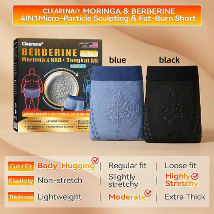 𝐎𝐟𝐟𝐢𝐜𝐢𝐚𝐥 𝐒𝐭𝐨𝐫𝐞 🇺🇸| 👩‍⚕️ 𝐂𝐥𝐞𝐚𝐫𝐞𝐧𝐚® 𝟐𝟎𝟐𝟔 𝐌𝐨𝐫𝐢𝐧𝐠𝐚 x 𝐁𝐞𝐫𝐛𝐞𝐫𝐢𝐧𝐞 x 𝐍𝐀𝐃+ 𝟔-𝐈𝐧-𝟏 𝐌𝐢𝐜𝐫𝐨-𝐏𝐚𝐫𝐭𝐢𝐜𝐥𝐞 𝐒𝐜𝐮𝐥𝐩𝐭𝐢𝐧𝐠 & 𝐅𝐚𝐭-𝐁𝐮𝐫𝐧 𝐒𝐡𝐨𝐫𝐭𝐬 (Women + Men with Enhanced Male Vitality Blend)